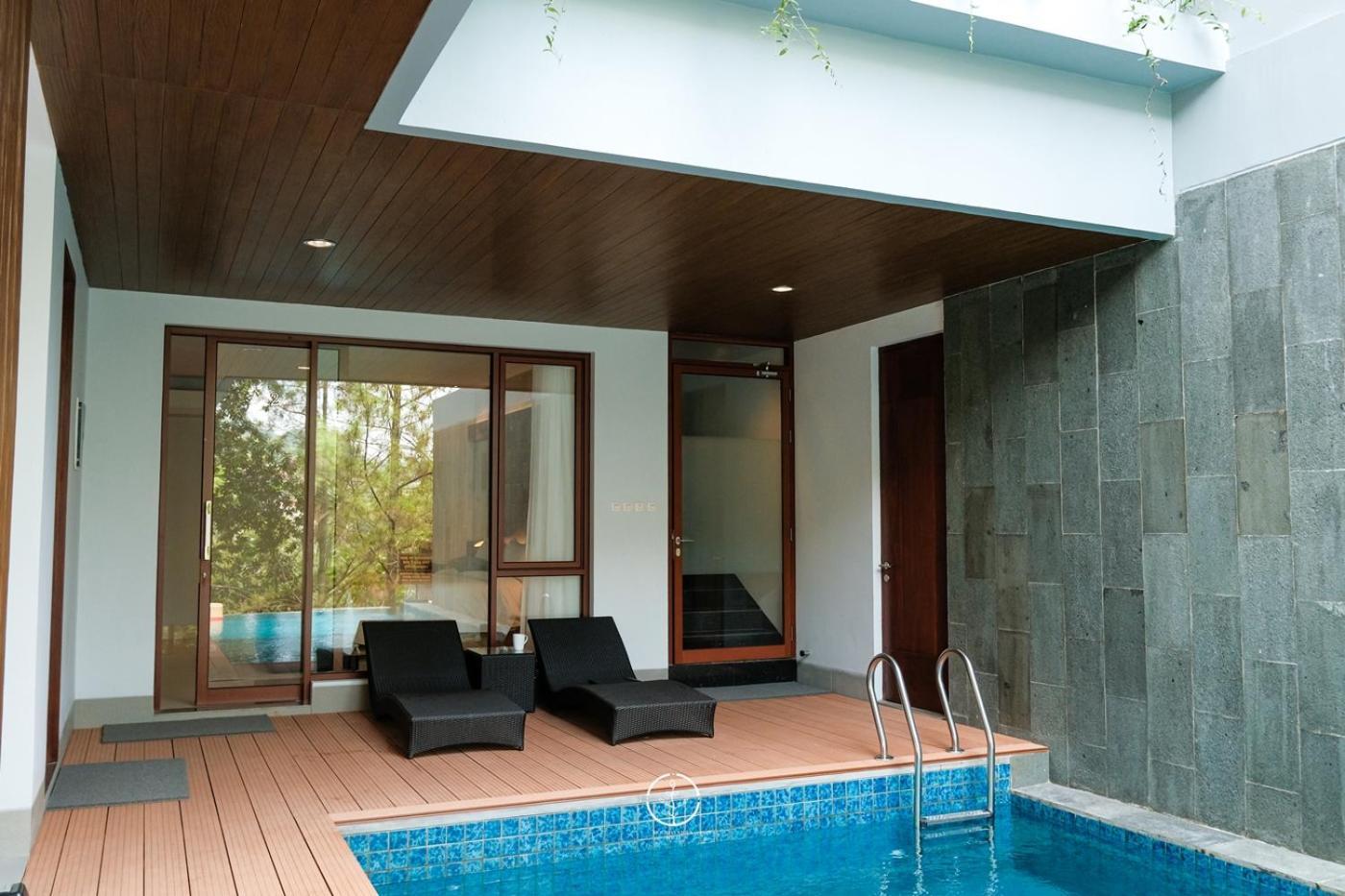 Asmaya Hill View Villa 7 Bedrooms With A Private Swimming Pool บันดุง ภายนอก รูปภาพ