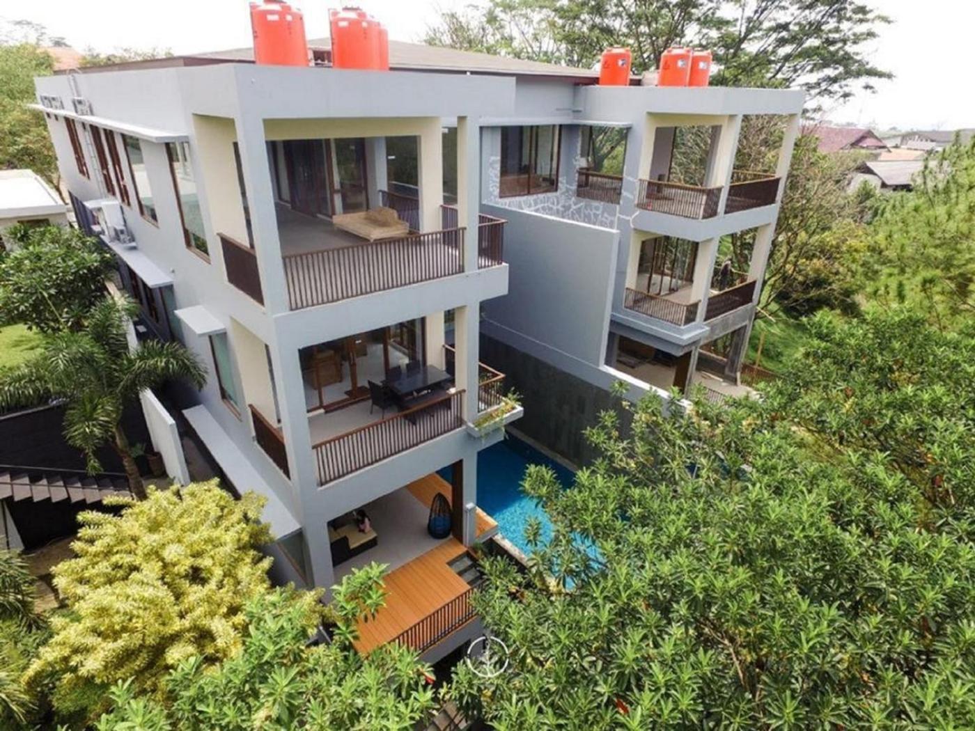 Asmaya Hill View Villa 7 Bedrooms With A Private Swimming Pool บันดุง ภายนอก รูปภาพ